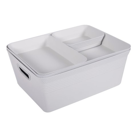 Pojemnik dekoracyjny 18L organizer RANGETTE BIAŁY Pojemnik dekoracyjny 18L organizer RANGETTE BIAŁY