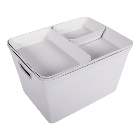 Pojemnik dekoracyjny 18L organizer RANGETTE BIAŁY Pojemnik dekoracyjny 18L organizer RANGETTE BIAŁY