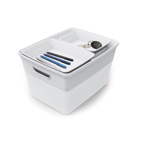 Pojemnik dekoracyjny 18L organizer RANGETTE BIAŁY Pojemnik dekoracyjny 18L organizer RANGETTE BIAŁY