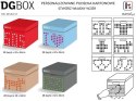 Pudełko kartonowe personalizowane DGBOX CZERWONE