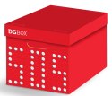Pudełko kartonowe personalizowane DGBOX CZERWONE