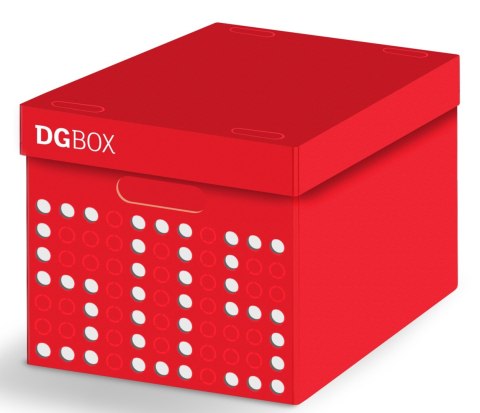 Pudełko kartonowe personalizowane DGBOX CZERWONE Pudełko kartonowe personalizowane DGBOX CZERWONE
