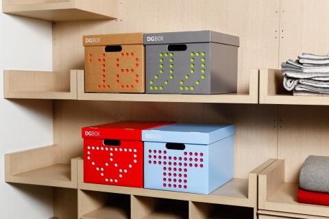 Pudełko kartonowe personalizowane DGBOX SZARE Pudełko kartonowe personalizowane DGBOX SZARE