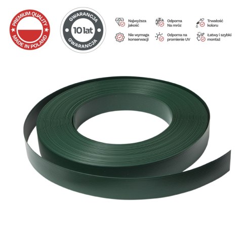 Taśma ogrodzeniowa 50mb Thermoplast® CLASSIC LINE 4,75cm ZIELONA Taśma ogrodzeniowa 50mb Thermoplast® CLASSIC LINE 4,75cm ZIELONA