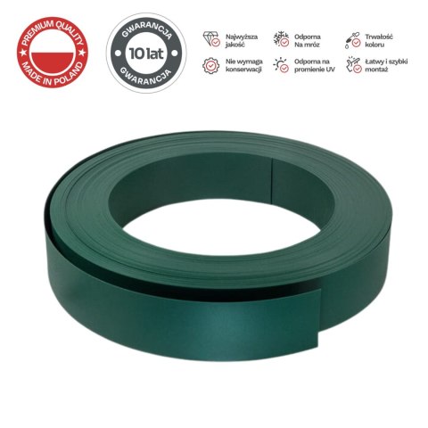 Taśma ogrodzeniowa system pionowy BASIC 48 mm ZIELONA Taśma ogrodzeniowa system pionowy BASIC 48 mm ZIELONA