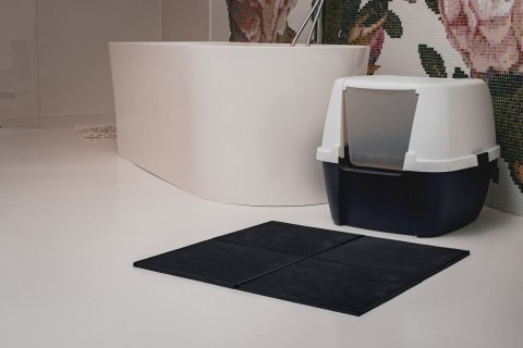 Mata 30x30cm przed kuwetę BIAŁA FIBOO Mata 30x30cm przed kuwetę BIAŁA FIBOO