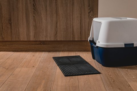 Mata 30x30cm przed kuwetę JASNO-SZARA FIBOO Mata 30x30cm przed kuwetę JASNO-SZARA FIBOO