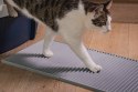 Mata 30x30cm przed kuwetę JASNO-SZARA FIBOO