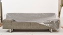 Folia ochronna 4-osobowa kanapa 335,3 x 137,2cm GRUBA 50 mikronów