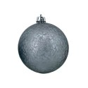 Zestaw bombek choinkowych 8cm- 16szt odcienie szarości