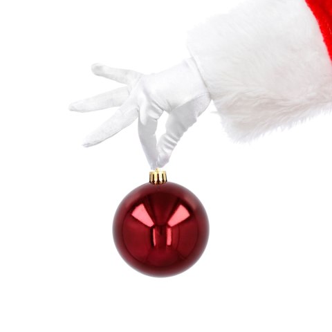 Ekskluzywna Bombka Choinkowa od Kamai Christmas Decoration® - Kolor Burgund, Komplet 4 Sztuk Ekskluzywna Bombka Choinkowa od Kamai Christmas Decoration® - Kolor Burgund, Komplet 4 Sztuk