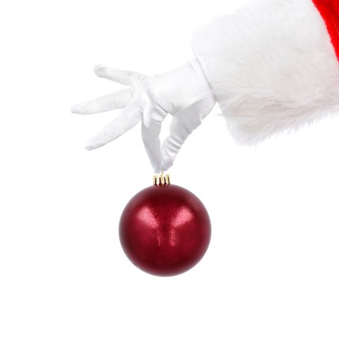 Ekskluzywna Bombka Choinkowa od Kamai Christmas Decoration® - Kolor Burgund, Komplet 4 Sztuk Ekskluzywna Bombka Choinkowa od Kamai Christmas Decoration® - Kolor Burgund, Komplet 4 Sztuk
