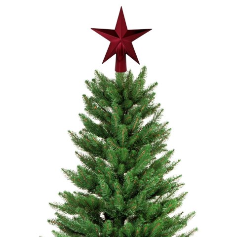 Komplet 19 Bombek Choinkowych Kamai Christmas Decoration® - Kolor Burgund z Gwiazdą na Czubek Komplet 19 Bombek Choinkowych Kamai Christmas Decoration® - Kolor Burgund z Gwiazdą na Czubek
