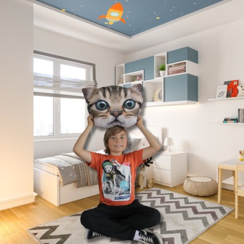 Poduszka kot "FLUFFY" Rozmiar M Poduszka kot "FLUFFY" Rozmiar M