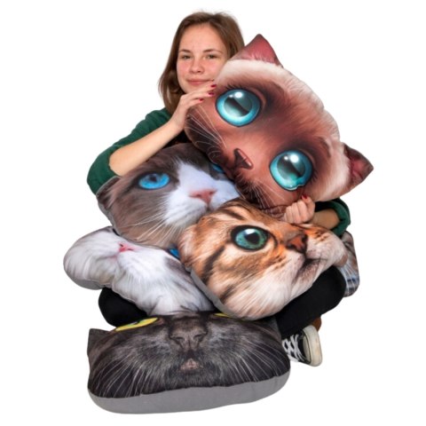 Poduszka kot "FLUFFY" Rozmiar M Poduszka kot "FLUFFY" Rozmiar M