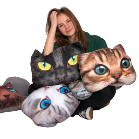 Poduszka kot "FLUFFY" Rozmiar M Poduszka kot "FLUFFY" Rozmiar M