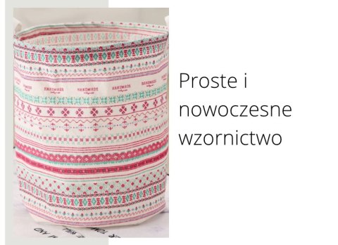 Pojemnik, kosz materiałowy do przechowywania 43x33 cm Pojemnik, kosz materiałowy do przechowywania 43x33 cm