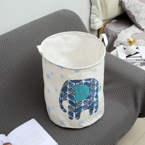 Pojemnik, kosz materiałowy do przechowywania SŁOŃ 50x40 cm Pojemnik, kosz materiałowy do przechowywania SŁOŃ 50x40 cm