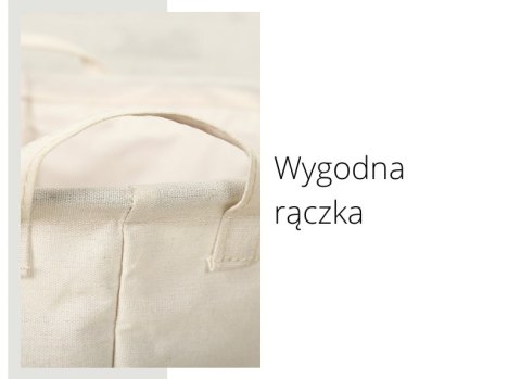 Pojemnik, kosz materiałowy do przechowywania SŁOŃ 50x40 cm Pojemnik, kosz materiałowy do przechowywania SŁOŃ 50x40 cm