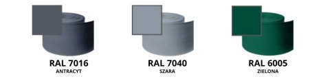 Taśma ogrodzeniowa PASKI 24 x 2,55mb CLASSIC 19cm PROTECTO™ GRAFIT + 48 klipsów GRATIS Taśma ogrodzeniowa PASKI 24 x 2,55mb CLASSIC 19cm PROTECTO™ GRAFIT + 48 klipsów GRATIS