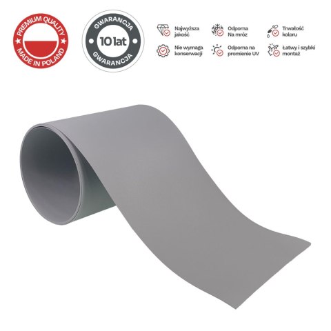 Taśma ogrodzeniowa PASKI 6 x 2,55mb BASIC 19cm PROTECTO™ SZARA + 12 klipsów GRATIS Taśma ogrodzeniowa PASKI 6 x 2,55mb BASIC 19cm PROTECTO™ SZARA + 12 klipsów GRATIS