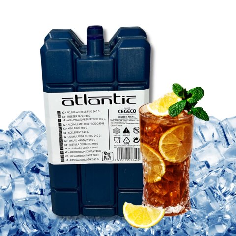 Wkład mrożący ATLANTIC KAMAI 2x240ml Wkład mrożący ATLANTIC KAMAI 2x240ml