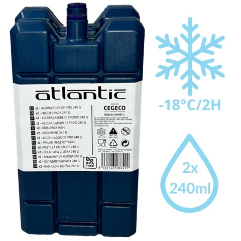Wkład mrożący ATLANTIC KAMAI 2x240ml Wkład mrożący ATLANTIC KAMAI 2x240ml