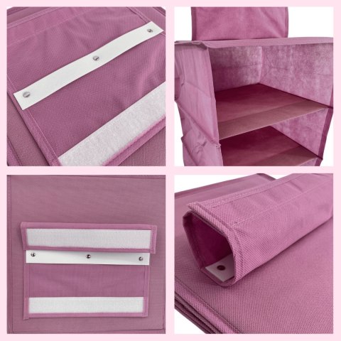 BLOSSOM Wiszący organizer do szafy 4 przegrody 33x33x82cm BLOSSOM Wiszący organizer do szafy 4 przegrody 33x33x82cm