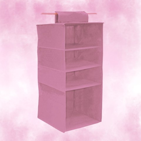 BLOSSOM Wiszący organizer do szafy 4 przegrody 33x33x82cm BLOSSOM Wiszący organizer do szafy 4 przegrody 33x33x82cm