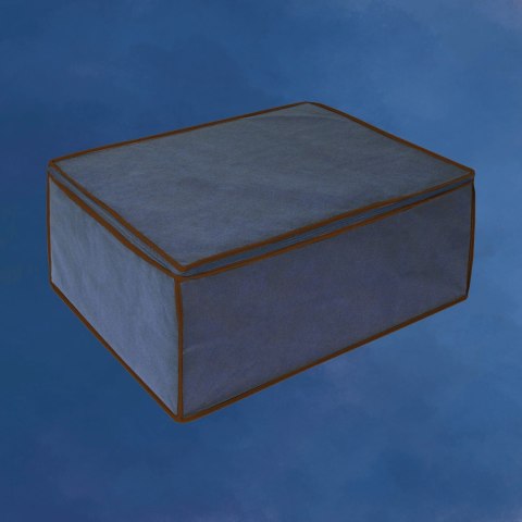 BLUE niebieski organizer do szafy na suwak 46x60x26cm BLUE niebieski organizer do szafy na suwak 46x60x26cm
