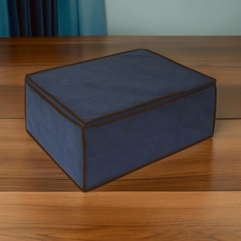BLUE niebieski organizer do szafy na suwak 46x60x26cm BLUE niebieski organizer do szafy na suwak 46x60x26cm