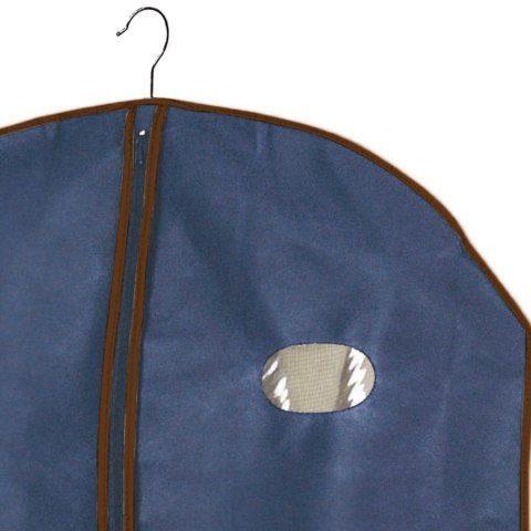 BLUE niebieski organizer na płaszcz 65x100cm BLUE niebieski organizer na płaszcz 65x100cm