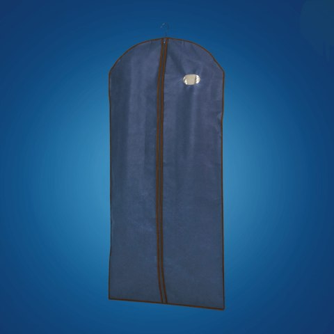 BLUE niebieski organizer na płaszcz 65x135cm BLUE niebieski organizer na płaszcz 65x135cm