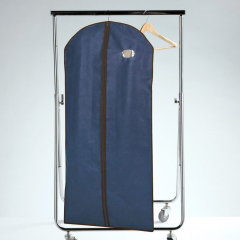 BLUE niebieski organizer na płaszcz 65x135cm BLUE niebieski organizer na płaszcz 65x135cm