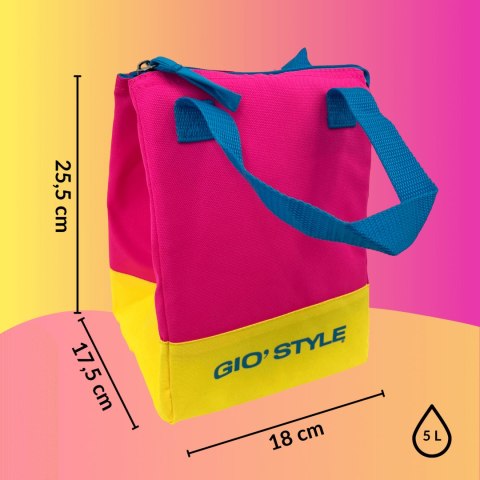 Torba lunchowa Kamai Gio Style, w kolorze różowym, pojemność 5L Torba lunchowa Kamai Gio Style, w kolorze różowym, pojemność 5L