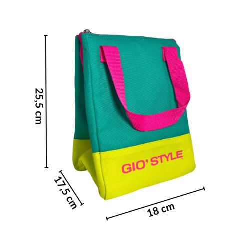 Torba lunchowa Kamai Gio Style, w kolorze seledynowym, pojemność 5L Torba lunchowa Kamai Gio Style, w kolorze seledynowym, pojemność 5L
