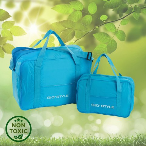 Zestaw toreb Kamai Gio Style 24L i 7L, niebieskie, na ramię i z uchwytem do noszenia Zestaw toreb Kamai Gio Style 24L i 7L, niebieskie, na ramię i z uchwytem do noszenia