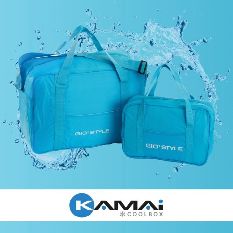 Zestaw toreb Kamai Gio Style 24L i 7L, niebieskie, na ramię i z uchwytem do noszenia Zestaw toreb Kamai Gio Style 24L i 7L, niebieskie, na ramię i z uchwytem do noszenia
