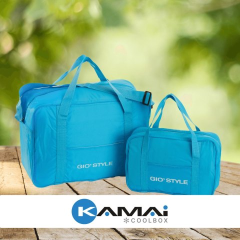 Zestaw toreb Kamai Gio Style 24L i 7L, niebieskie, na ramię i z uchwytem do noszenia Zestaw toreb Kamai Gio Style 24L i 7L, niebieskie, na ramię i z uchwytem do noszenia