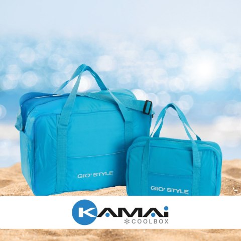 Zestaw toreb Kamai Gio Style 24L i 7L, niebieskie, na ramię i z uchwytem do noszenia Zestaw toreb Kamai Gio Style 24L i 7L, niebieskie, na ramię i z uchwytem do noszenia
