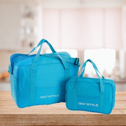 Zestaw toreb Kamai Gio Style 24L i 7L, niebieskie, na ramię i z uchwytem do noszenia Zestaw toreb Kamai Gio Style 24L i 7L, niebieskie, na ramię i z uchwytem do noszenia