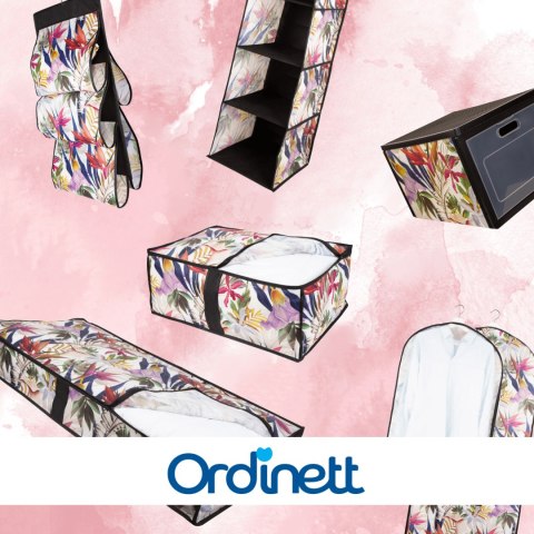 FLORAL w kwiaty organizer do szafy z pokrywą 48x36x19cm FLORAL w kwiaty organizer do szafy z pokrywą 48x36x19cm