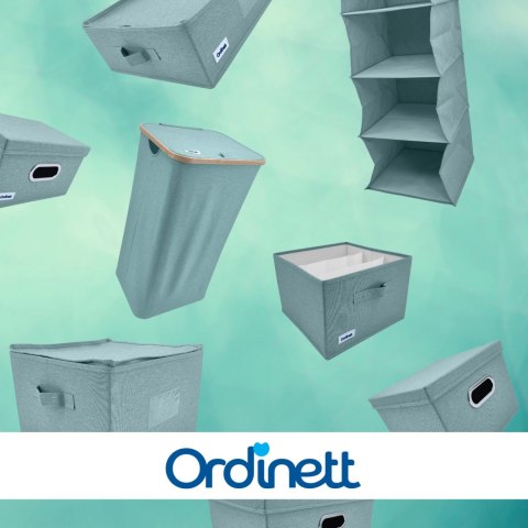 MINT zielony, miętowy organizer do szafy z pokrywą oraz oknem 29,5x22,5x16,5cm MINT zielony, miętowy organizer do szafy z pokrywą oraz oknem 29,5x22,5x16,5cm