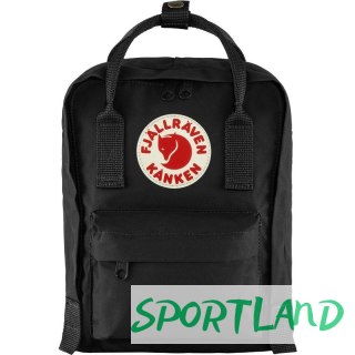 Plecak szkolny miejski dla dzieci Fjällräven Kånken Mini Black turystyczny czarny (F23561-550) One size