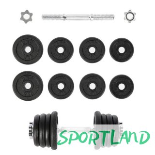 Sztangielka z gwintem SG04 15 (15kg, 8 talerzy) KGHMS 17-59-120 N/A