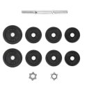 Sztangielka z gwintem SG04 15 (15kg, 8 talerzy) KGHMS 17-59-120 N/A