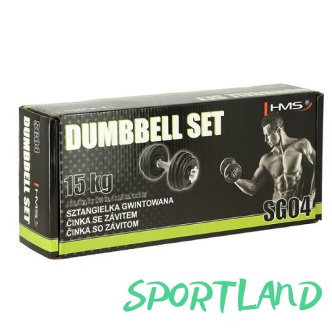 Sztangielka z gwintem SG04 15 (15kg, 8 talerzy) KGHMS 17-59-120 N/A Sztangielka z gwintem SG04 15 (15kg, 8 talerzy) KGHMS 17-59-120 N/A