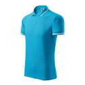 Koszulka polo Malfini Urban M MLI-21944 turkus 2XL