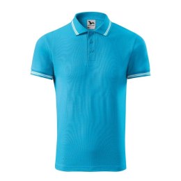 Koszulka polo Malfini Urban M MLI-21944 turkus 2XL