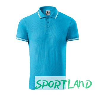 Koszulka polo Malfini Urban M MLI-21944 turkus 2XL
